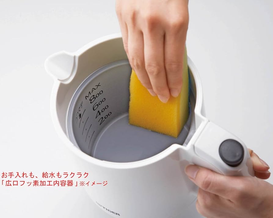 タイガー 魔法瓶 電気 ケトル 600ml ホワイト わく子 PCF-G060-W Tiger 9n2op2j Amazon | タイガー 電気ケトル 「わく子」 600ml ホワイト PCG